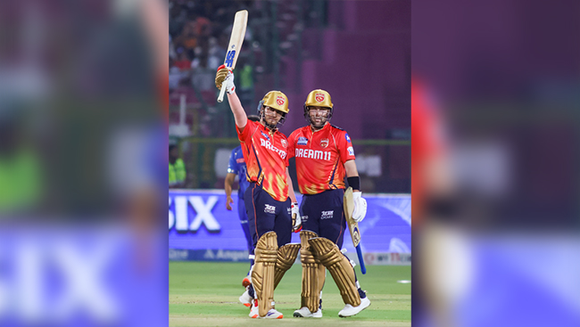 IPL 2025: Inglis, Arya dazzle MI to seal top-2 spot for PBKS with 7-wicket win